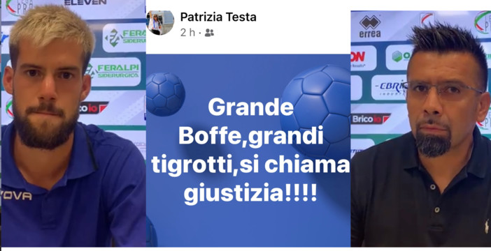 «Dedicato alla presidente». Pro Patria: una vittoria, una speranza e un po' di giustizia