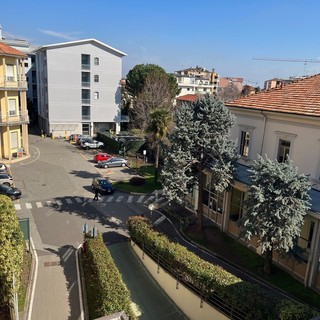 L'attuale ospedale di Busto visto dagli uffici della direzione Asst