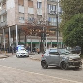 Incidente in piazza Garibaldi, disagi per la viabilità nel centro di Busto