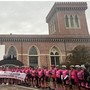 VIDEO E FOTO. C'è una Busto che vede rosa oltre la pioggia: è quella che pedala fino a Scopello