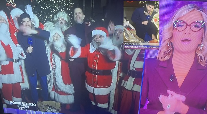 LA FOTO. Se è Busto a fare scuola sul (Babbo) Natale