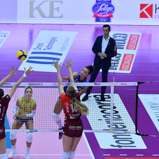 Uyba sconfitta da Conegliano (Foto Michele Gregolin per Lega Volley Femminile)