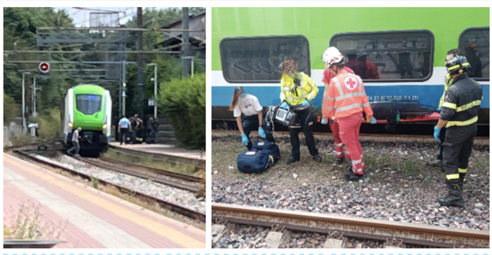 Ragazza di 19 anni investita dal treno alla stazione di Casbeno: soccorsa in codice rosso. Traffico ferroviario sospeso