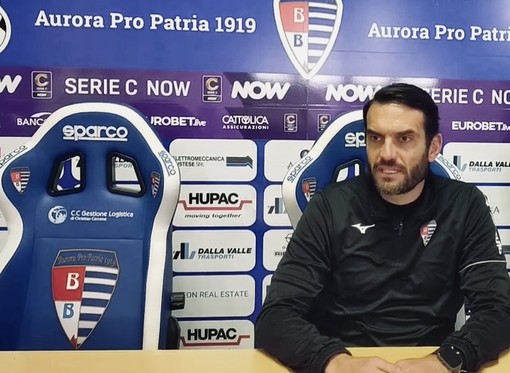 Lumezzane-Pro Patria, Colombo: «Testa alta e determinazione, è il momento di reagire»