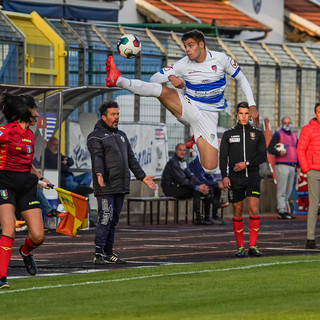 Pierozzi, ottimo tigrotto in campo nel match contro la Pro Vercelli (foto di Marco Giussani)