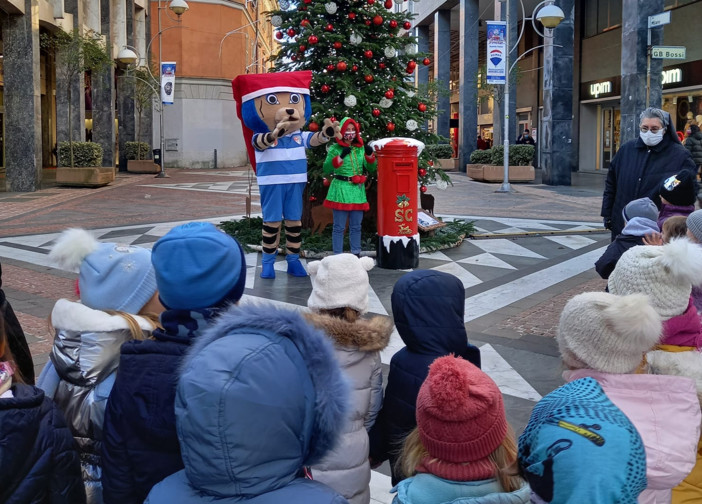 Tigrotto ed elfo: si scalda il Natale nel centro di Busto