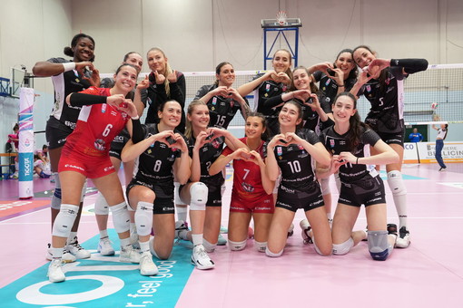 Prima vittoria in Pool Promozione per la Futura Giovani Busto (Foto Lega volley femminile)