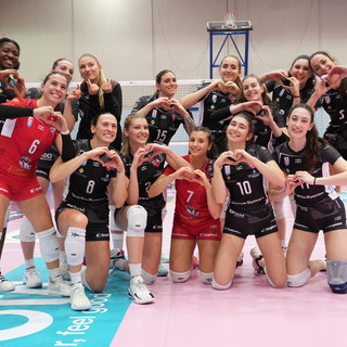 Prima vittoria in Pool Promozione per la Futura Giovani Busto (Foto Lega volley femminile)