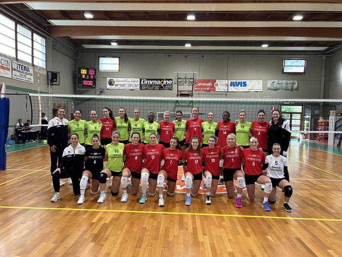 La Futura Volley pareggia nell'allenamento congiunto con Brescia, ma la crescita è evidente