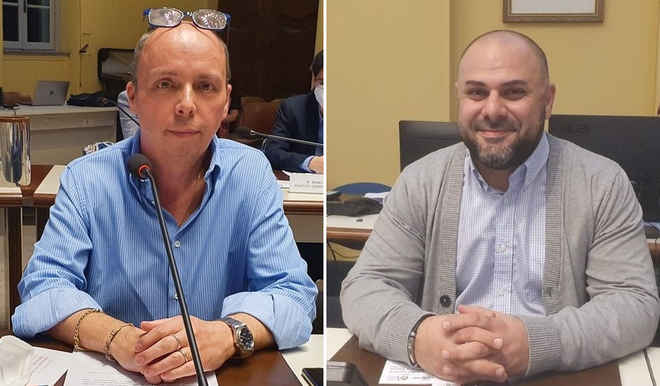 Da sinistra, Emanuele Fiore e Matteo Sabba