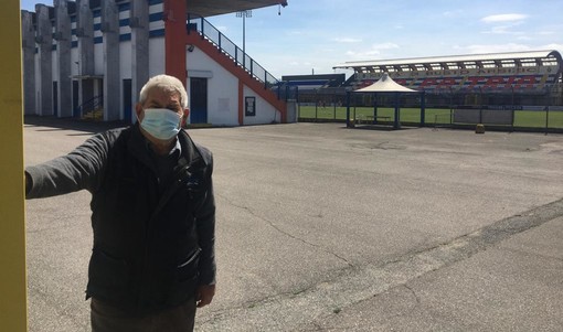 Giuseppe Calderaro, mitico custode dello stadio Speroni a Busto