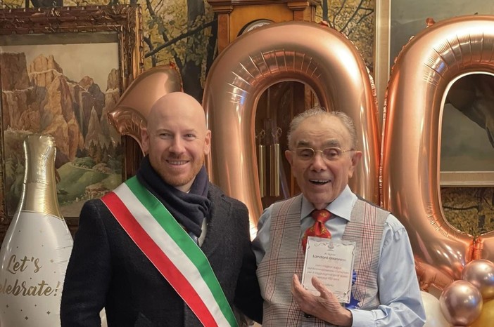 Fagnano festeggia il suo imprenditore centenario