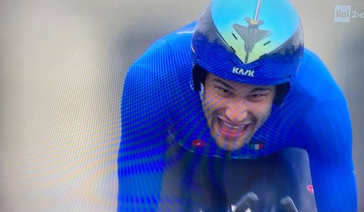 Siluro d'oro Evenepoel, Filippo Ganna splendido argento: quella del verbanese è la prima medaglia azzurra