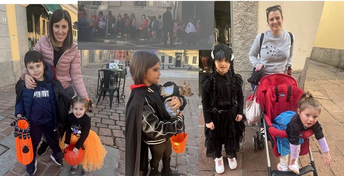 LA FOTO. La gioia dei bambini il dolce più squisito di Halloween