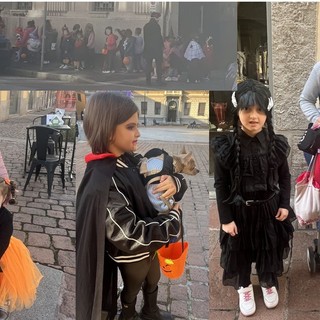 LA FOTO. La gioia dei bambini il dolce più squisito di Halloween