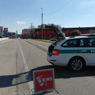 Incidente sul Sempione a Olgiate Olona: feriti due uomini