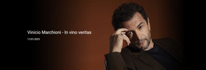 'In vino veritas': monologo di Vinicio Marchioni al Teatro Manzoni