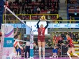 La Eurotek Uyba Busto Arsizio batte nettamente Cuneo per 3 a 0 (foto a cura di Fotografia Galbiati)