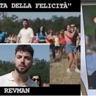 Il flash mob organizzato da Antonella con Revman e il bellissimo sorriso di questa donna, sempre al servizio della comunità e della vita