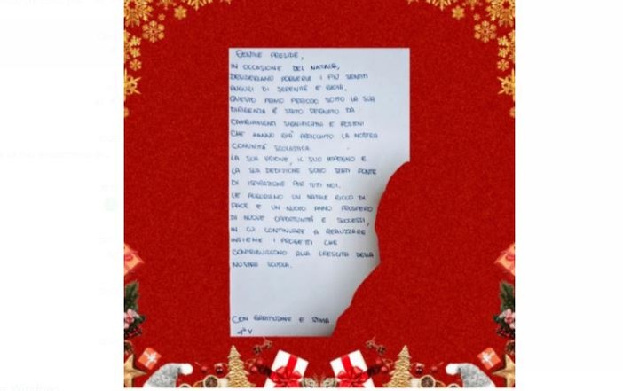 Natale di gratitudine: la lettera di una classe del Verri alla nuova preside