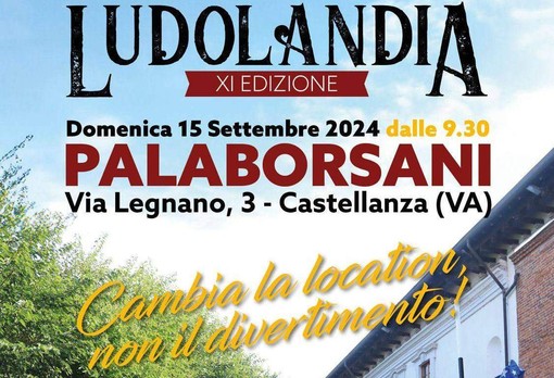 Torna Ludolandia in una nuova sede, ma sempre con tanti giochi, divertimenti e un fine benefico