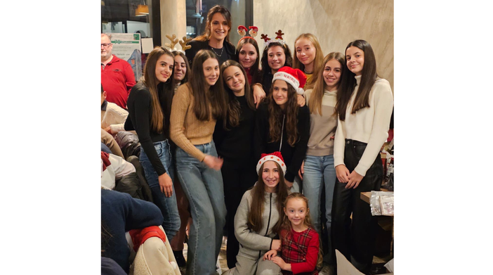 Grande successo per la festa di Natale della Duo Volley, con la capitana Giuditta Lualdi come ospite speciale