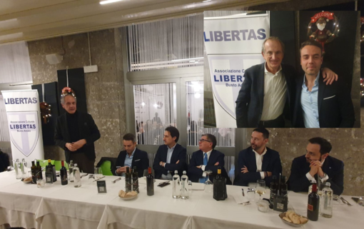 Busto, cena di Natale di Libertas con tanta Forza Italia: «La casa ideale per i moderati»