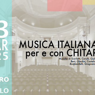 Gallarate, &quot;Musica Italiana per e con Chitarra&quot; al Conservatorio Puccini