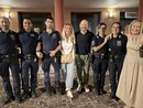 La foto postata dal sindaco con la polizia locale