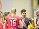 Coach Marco Musso diventa «uno di noi» per i tifosi della Uyba, dopo la nuova impresa in Champions (foto volleybusto.com)