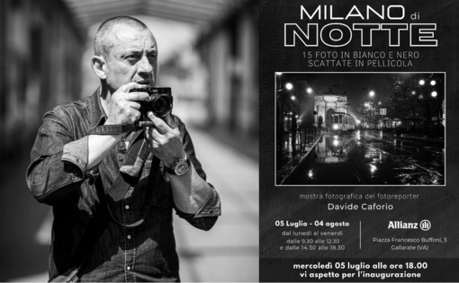 La “Milano di notte” negli scatti di Davide Caforio in mostra a Gallarate