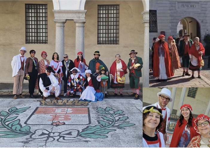 LA FOTO. Le maschere da tutt'Italia a passeggio per Busto