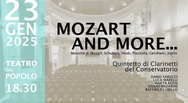 “Mozart and More…”: il Conservatorio Puccini porta a Gallarate un viaggio musicale tra Europa e Americhe