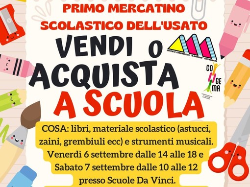 A Castellanza ci sarà il primo mercatino scolastico dell’usato