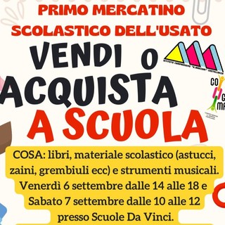 A Castellanza ci sarà il primo mercatino scolastico dell’usato