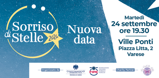 Il 24 settembre la nuova data del “Sorriso di Stelle”