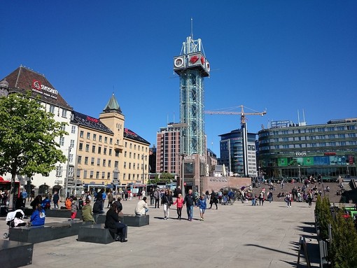 Una foto del centro città di Oslo, dove si svolgerà il “Friendship competiton Norway”