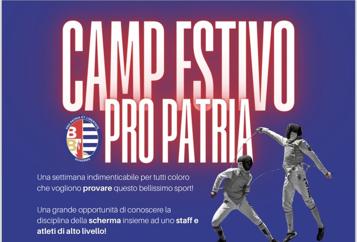 Pro Patria Scherma, un camp estivo per far innamorare di questo sport