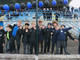 Alcuni dei piccoli nerazzurri a tifare per la prima squadra nel giorno della promozione in Eccellenza (foto tratta dal profilo Facebook ufficiale della Solbiatese)