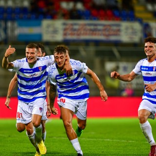 Il gol di Castelli, la gioia, gli ultras  - foto di Alessandro Galbiati/PhotoSport&amp;More