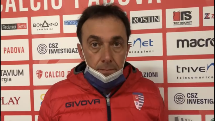 Prina a Padova dopo la partita