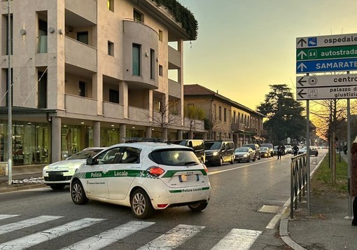 Incidente in corso Italia a Busto: traffico in tilt