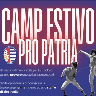 Pro Patria Scherma, un camp estivo per far innamorare di questo sport