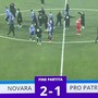 Il Novara ribalta la Pro Patria: 2-1 nel derby del Ticino