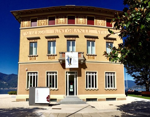 Palazzo Verbania. Nella foto sotto: Guglielmo Incerti Caselli