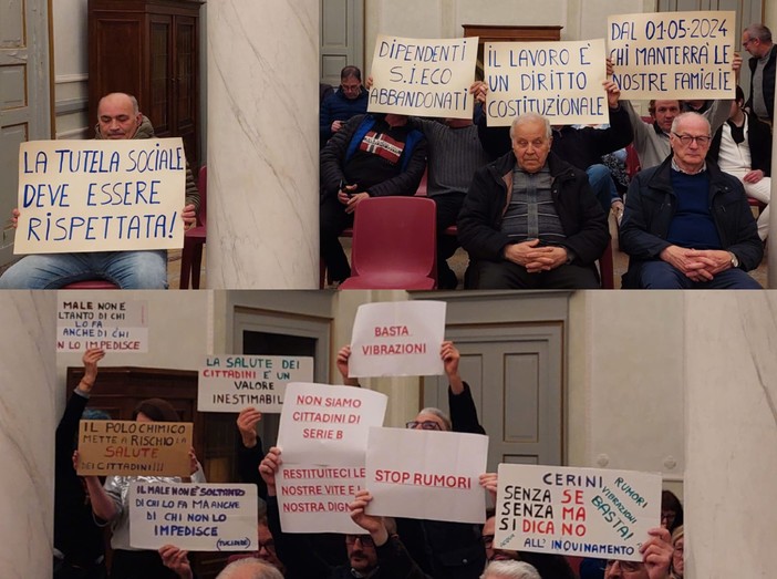 Proteste silenziose in consiglio comunale a Castellanza