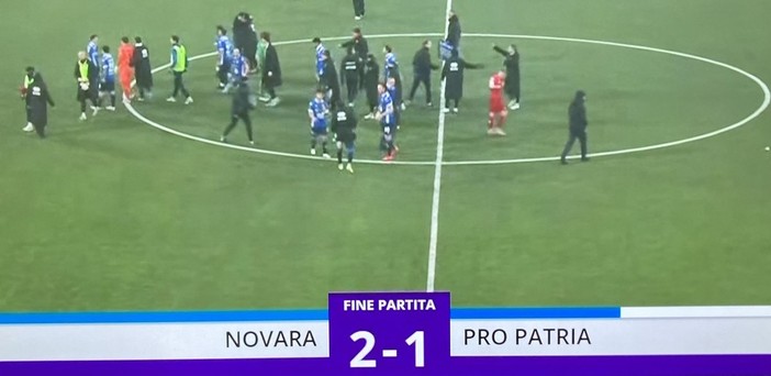 Il Novara ribalta la Pro Patria: 2-1 nel derby del Ticino