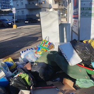 LA FOTO.  Busto, quando l'educazione è &quot;congelata&quot;