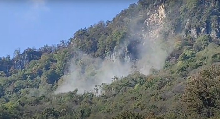 Valceresio, quindici persone evacuate dopo la frana del Monte Rho