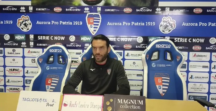 Pro Patria-Padova, Colombo: «Dovremo fare un match eccezionale e dare “più di tutto”»